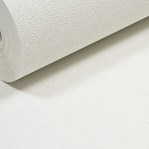 Plain White Wallpaper Textured Slightly Imperfect Vinyl