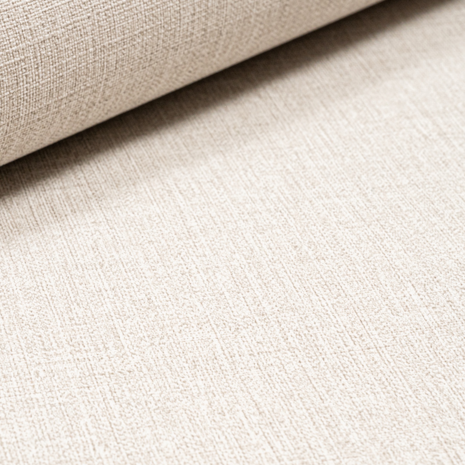 Plain Beige Linen Effect Wallpaper Slightly Imperfect Vinyl - Image 9