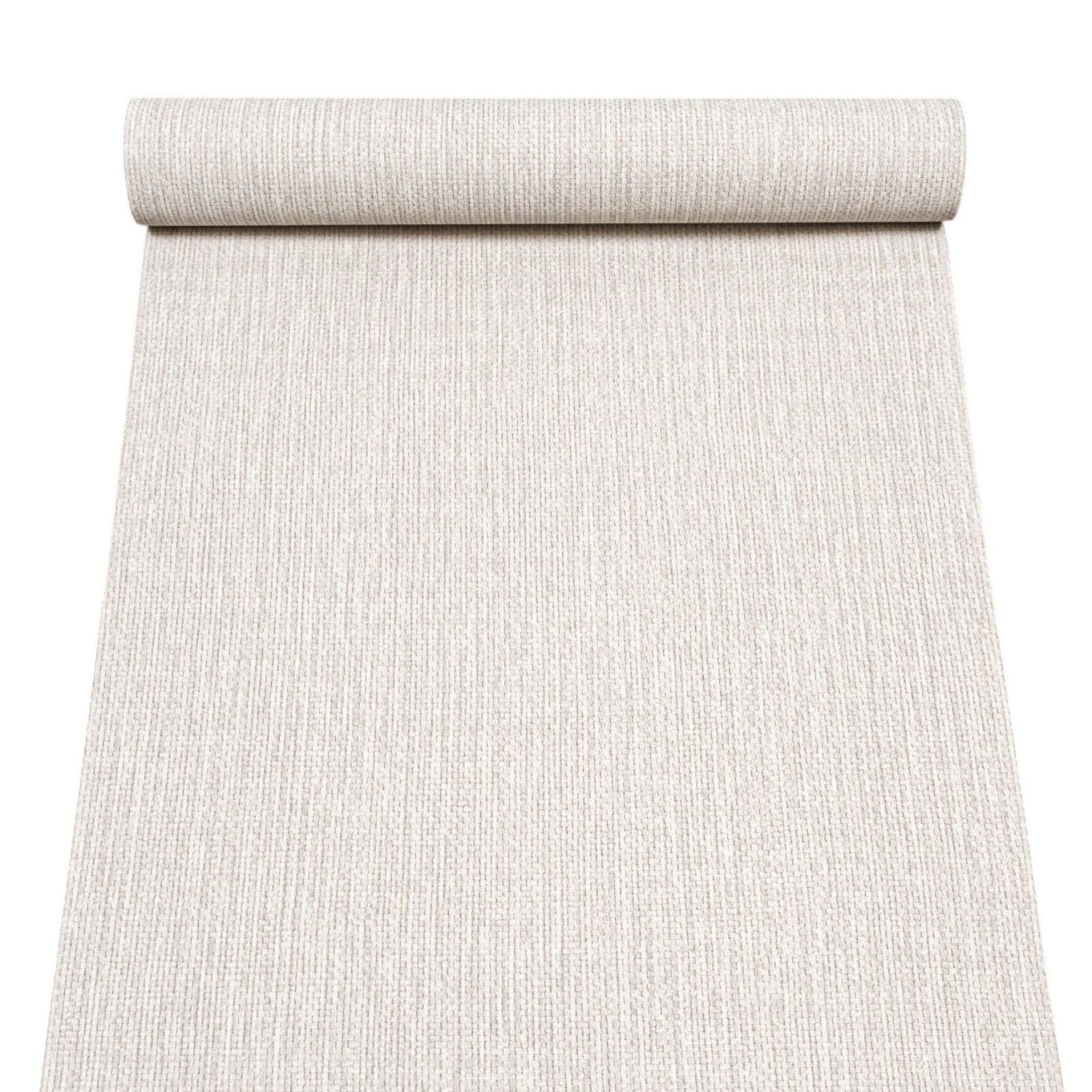 Plain Beige Linen Effect Wallpaper Slightly Imperfect Vinyl - Image 2