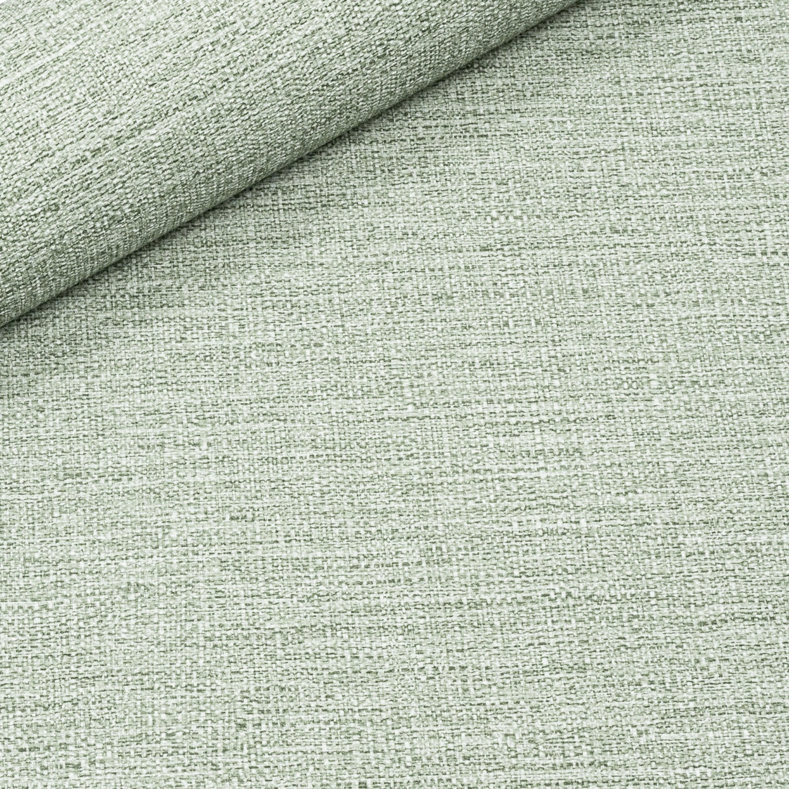 Green Linen Effect Wallpaper Plain Slightly Imperfect Vinyl - Image 5