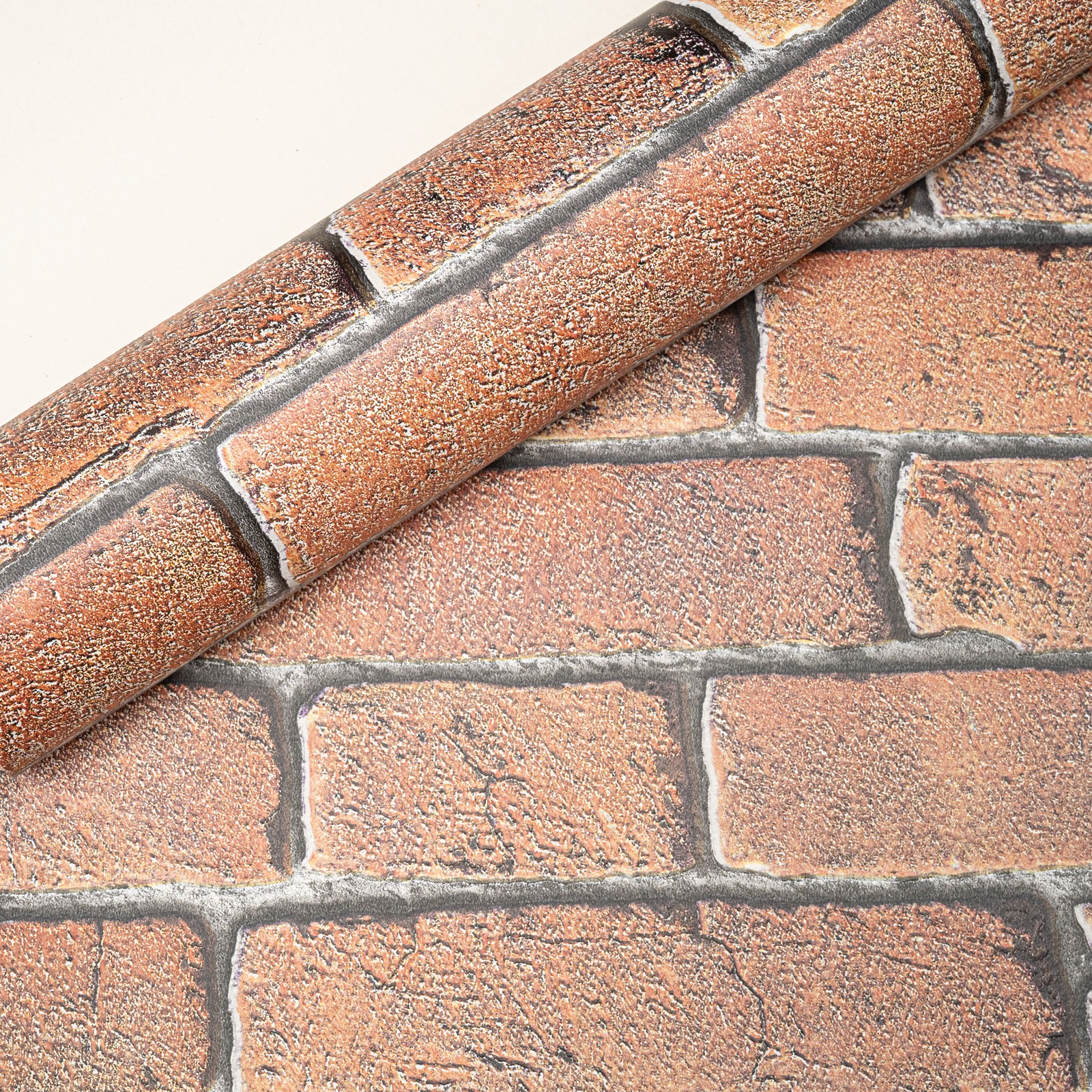Red Brick Effect Wallpaper Textured Thick Slightly Imperfect Feature Wall Lounge - Image 4