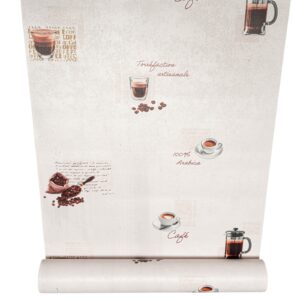 White Coffee Bean Wallpaper Thick Textured Vinyl Slightly Imperfect Feature Wall