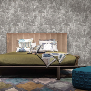 Grey Silver Metallic Wallpaper Textured Tipaza Vinyl Paste The Wall Feature