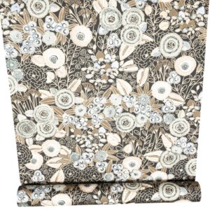 Black Blue Tropical Wallpaper Gold Metallic Shimmer Vinyl Paste The Paper Textured