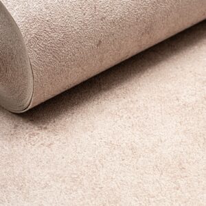 Plain Beige Glitter Wallpaper Thick Slightly Imperfect Textured Vinyl