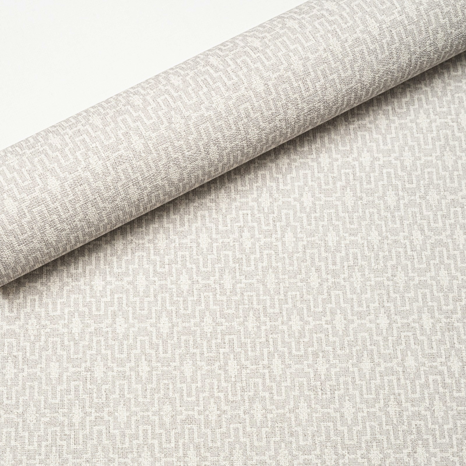 Grey Geometric Pattern Wallpaper Textured Vinyl Thick Slightly Imperfect - Image 4