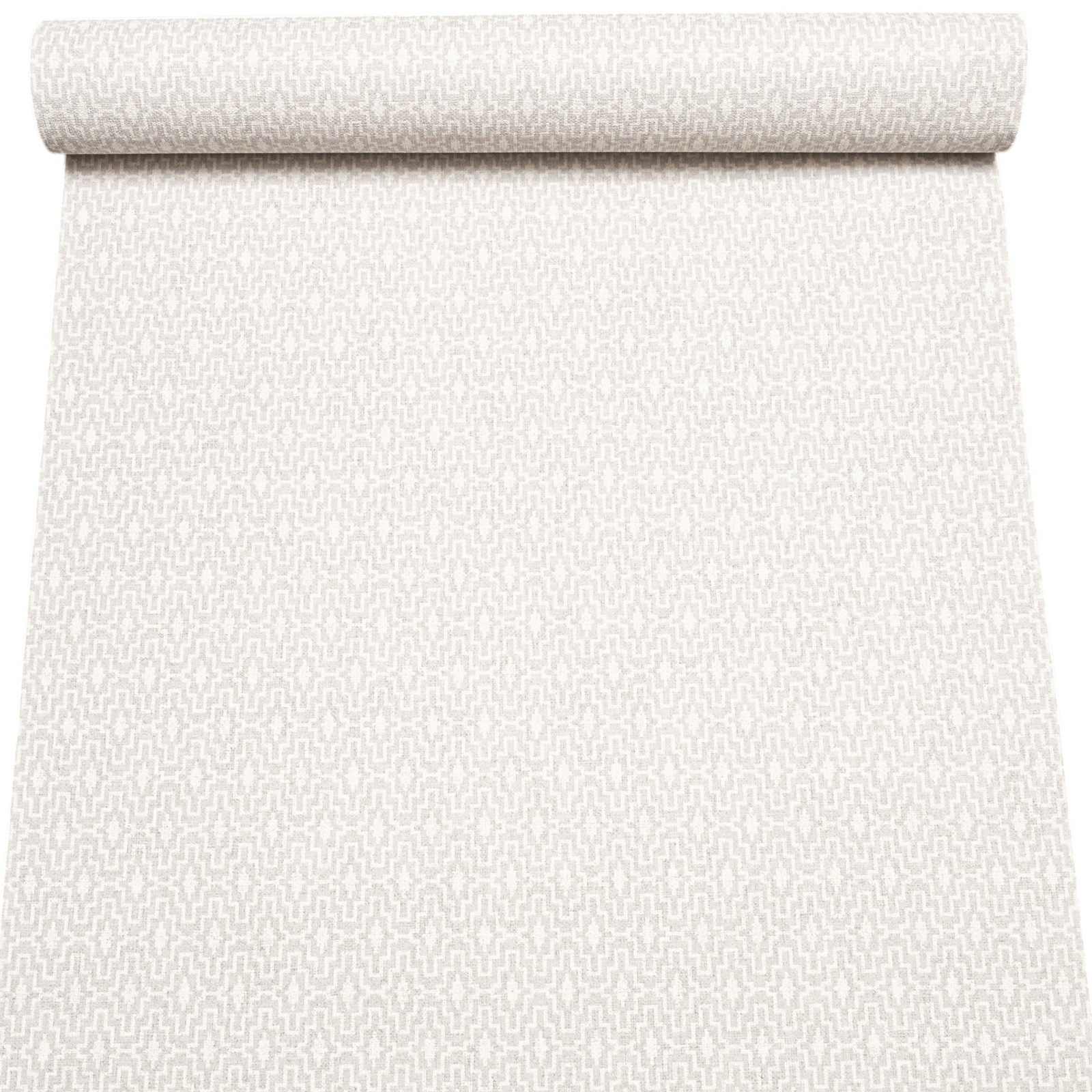 Grey Geometric Pattern Wallpaper Textured Vinyl Thick Slightly Imperfect - Image 2