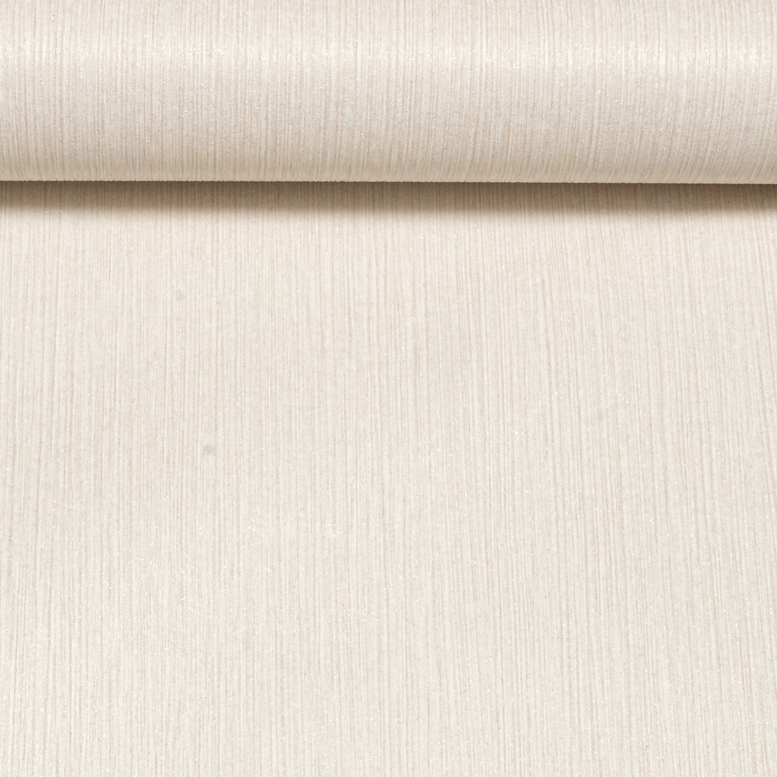 Plain Cream Silver Glitter Shimmer Wallpaper Textured Stripes Slightly Imperfect Vinyl - Image 4