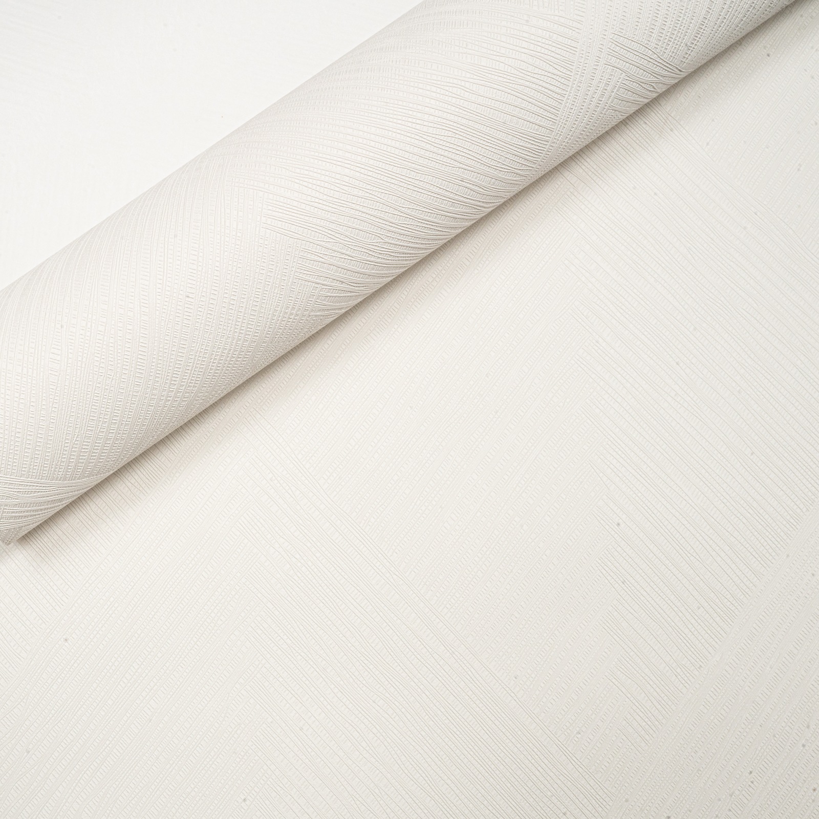 White Weave Effect Wallpaper Plain Slightly Imperfect Vinyl - Image 3
