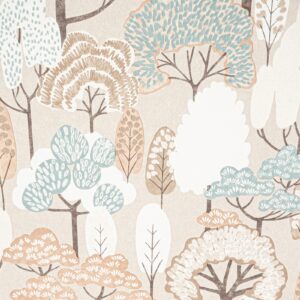 Beige Brown Tones Tree Wallpaper Textured Thick Slightly Imperfect Vinyl