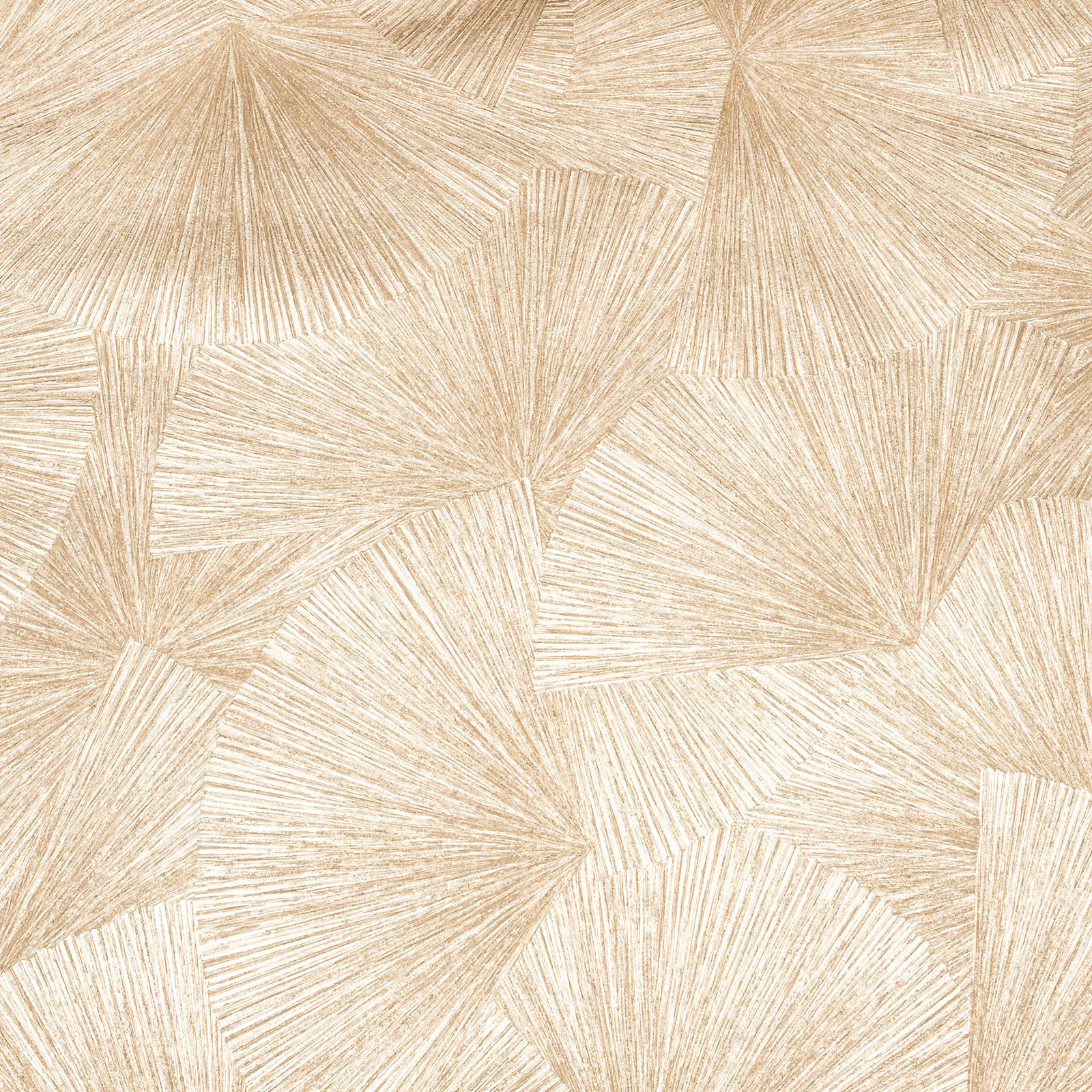Gold Textured Wallpaper Fan Effect Paste The Wall Vinyl - Image 9
