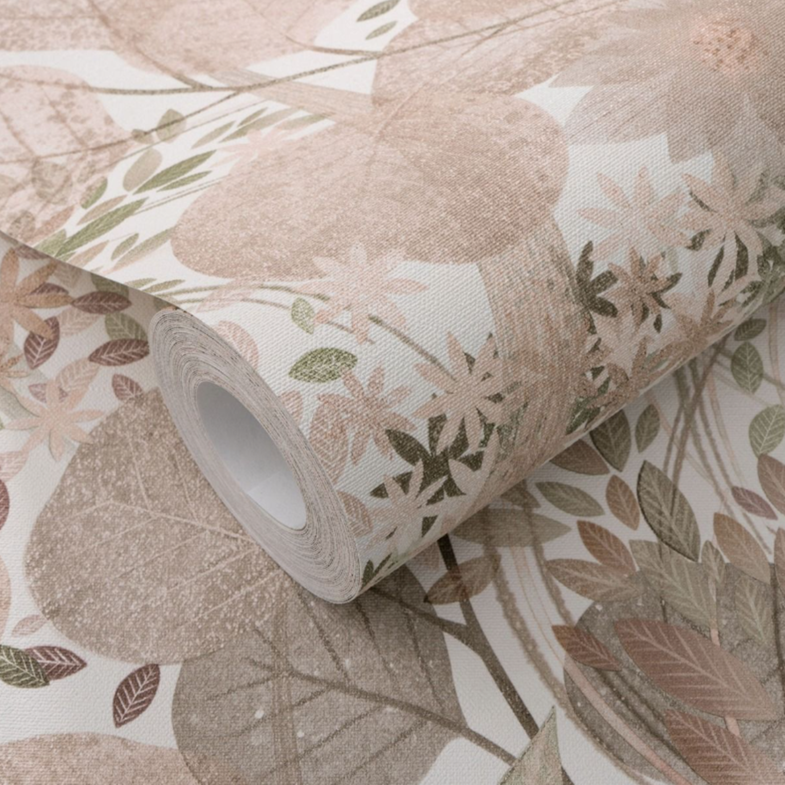 Pink & Green Floral Wallpaper Textured Vinyl Feature Wall - Image 13