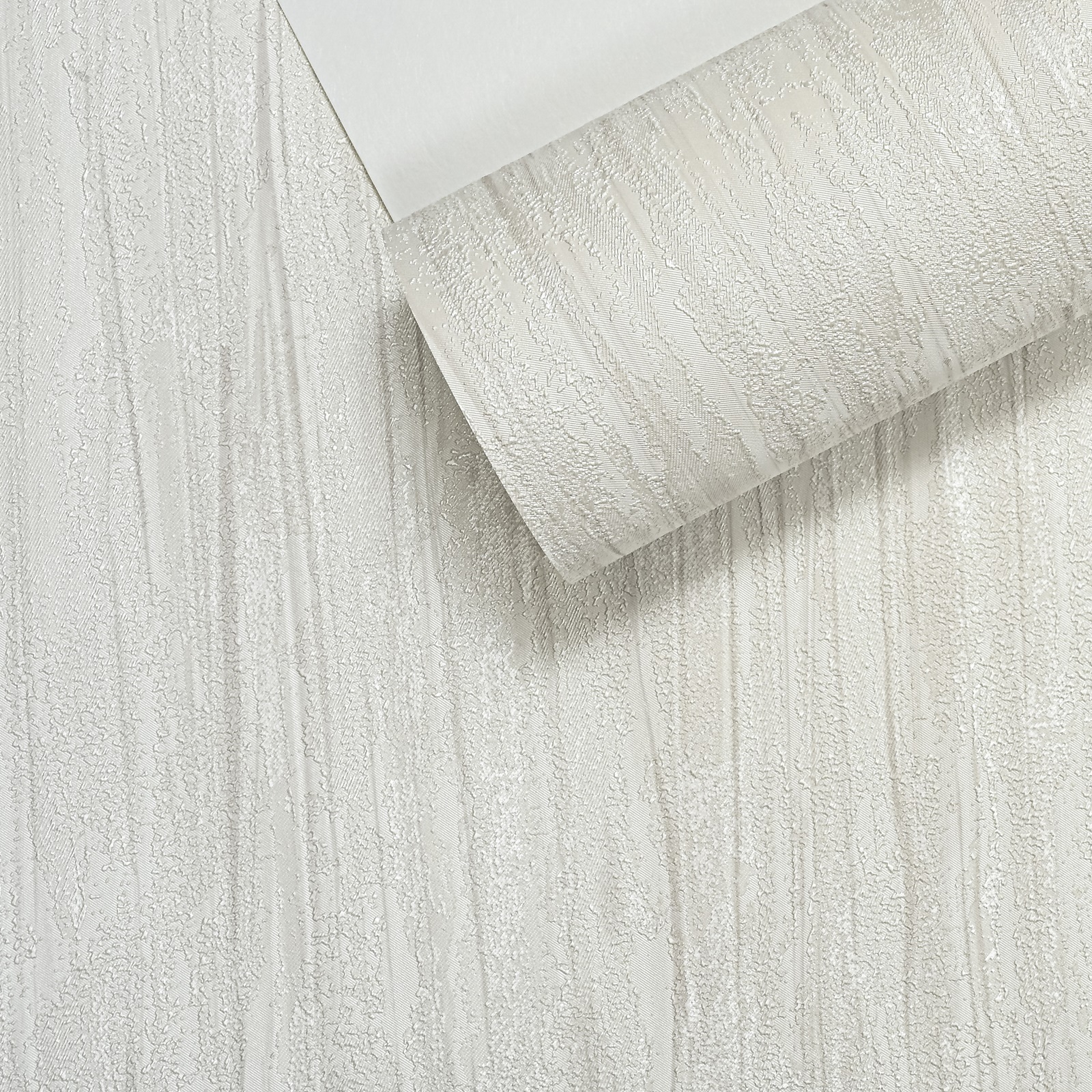 Plain Off White Textured Wallpaper Slightly Imperfect Thick Vinyl - Image 7