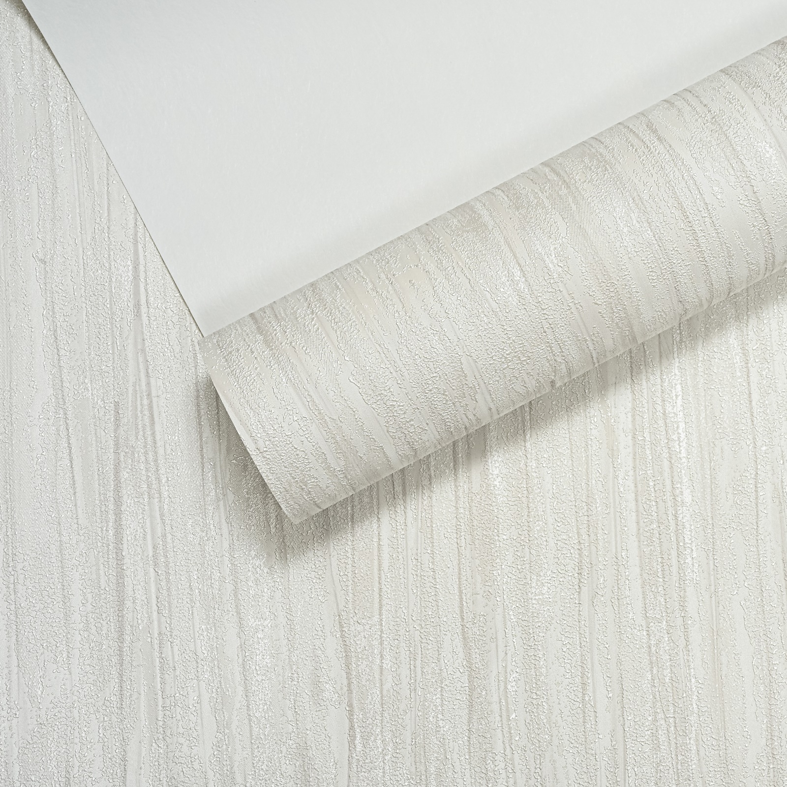 Plain Off White Textured Wallpaper Slightly Imperfect Thick Vinyl - Image 3