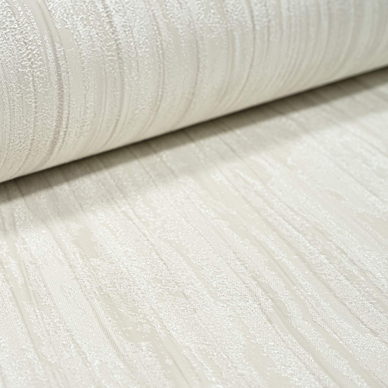 Plain Off White Textured Wallpaper Slightly Imperfect Thick Vinyl - Image 2
