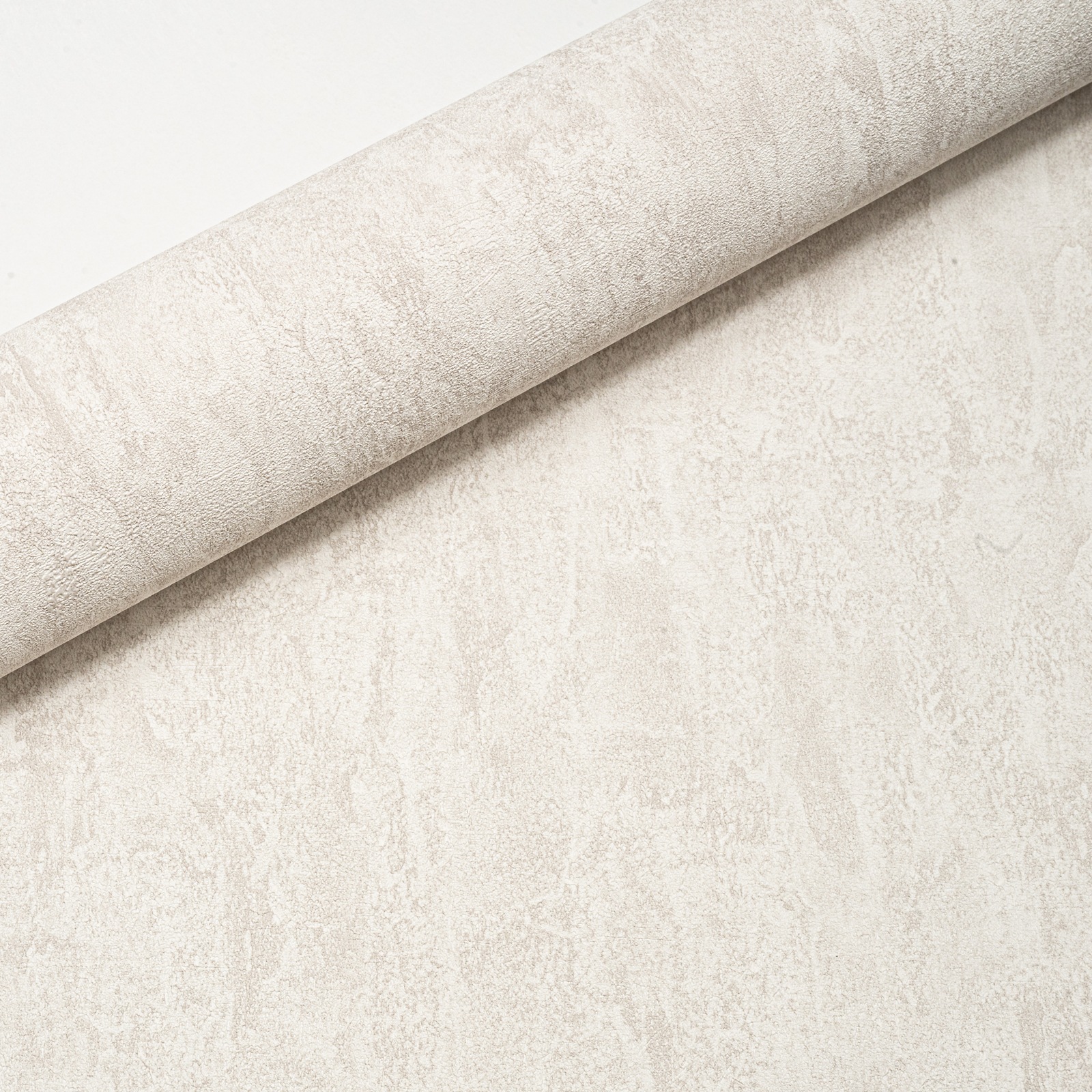 Off White Concrete Effect Wallpaper Textured Slightly Imperfect Vinyl - Image 2