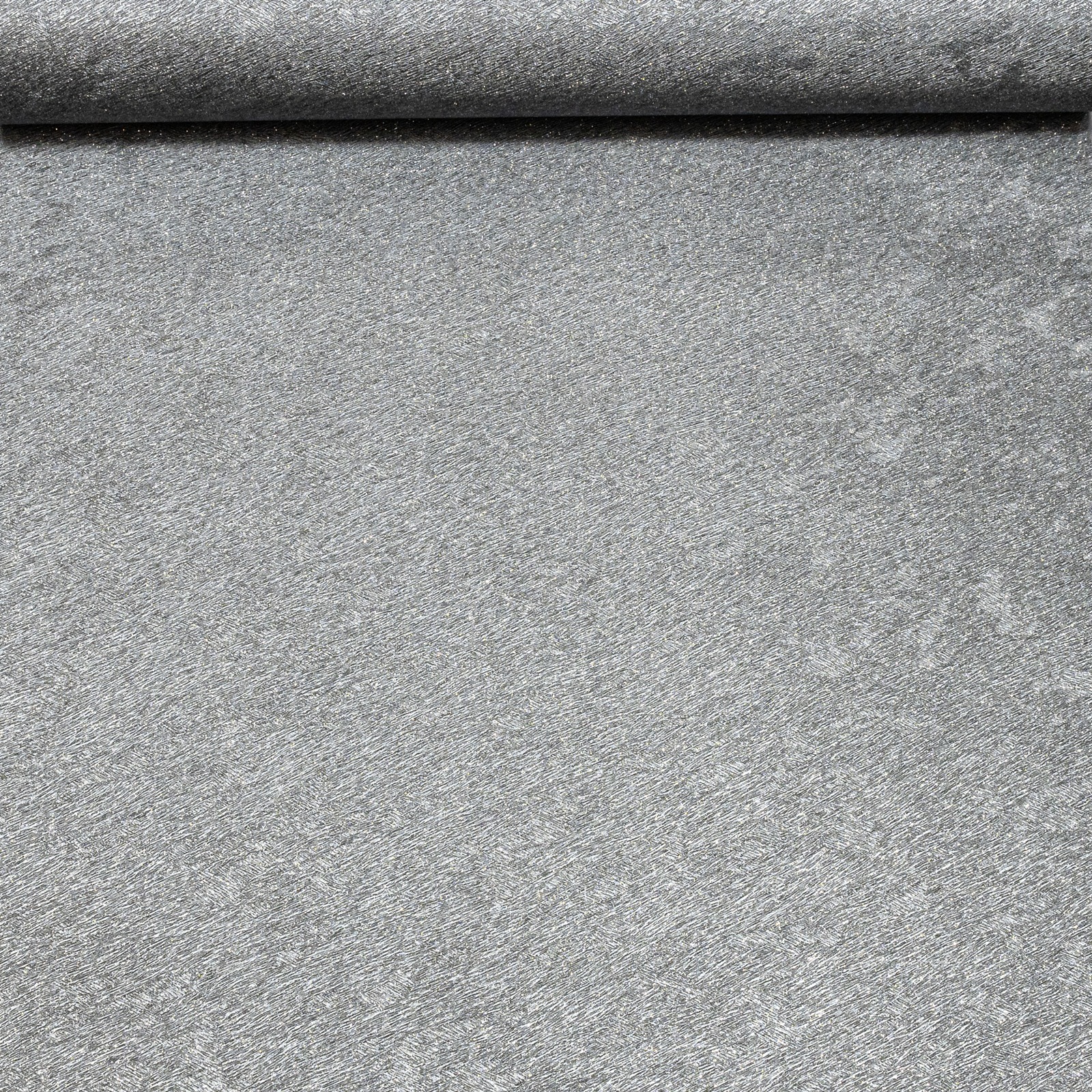 Plain Black Textured Wallpaper Silver Glitter Shimmer Slightly Imperfect Vinyl - Image 9