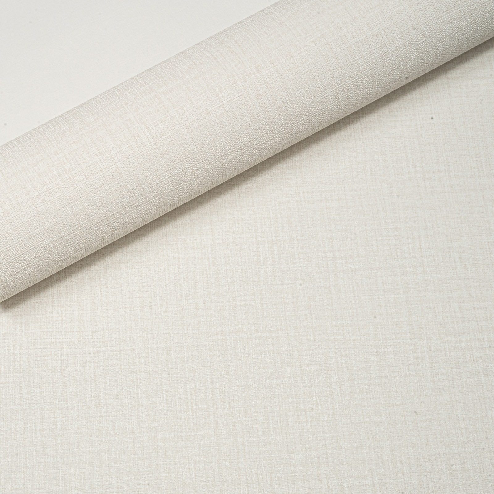 Plain White Textured Wallpaper Linen Effect Slightly Imperfect Vinyl - Image 4