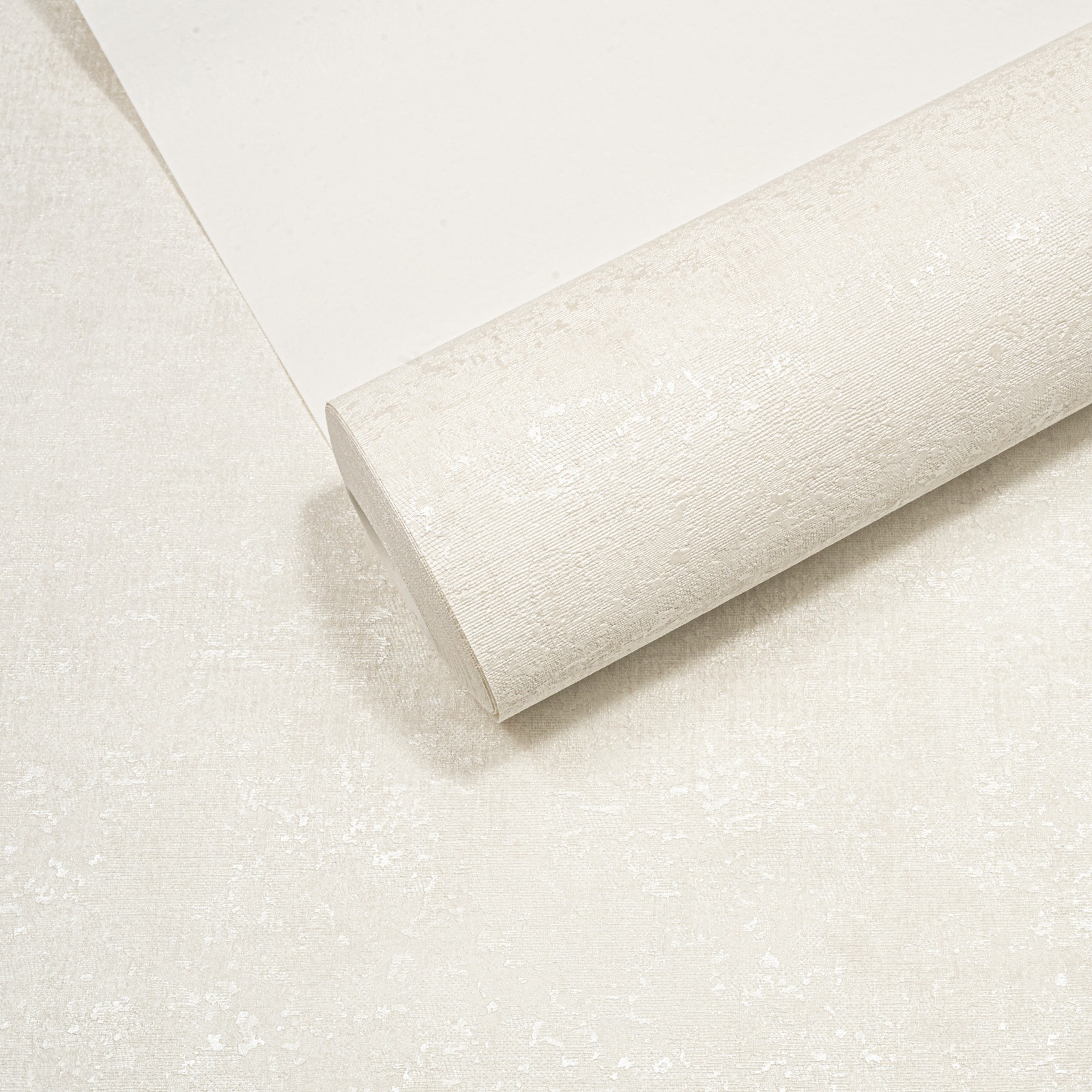 Plain Off White Textured Wallpaper Shimmer Linen Effect Slightly Imperfect Vinyl - Image 5