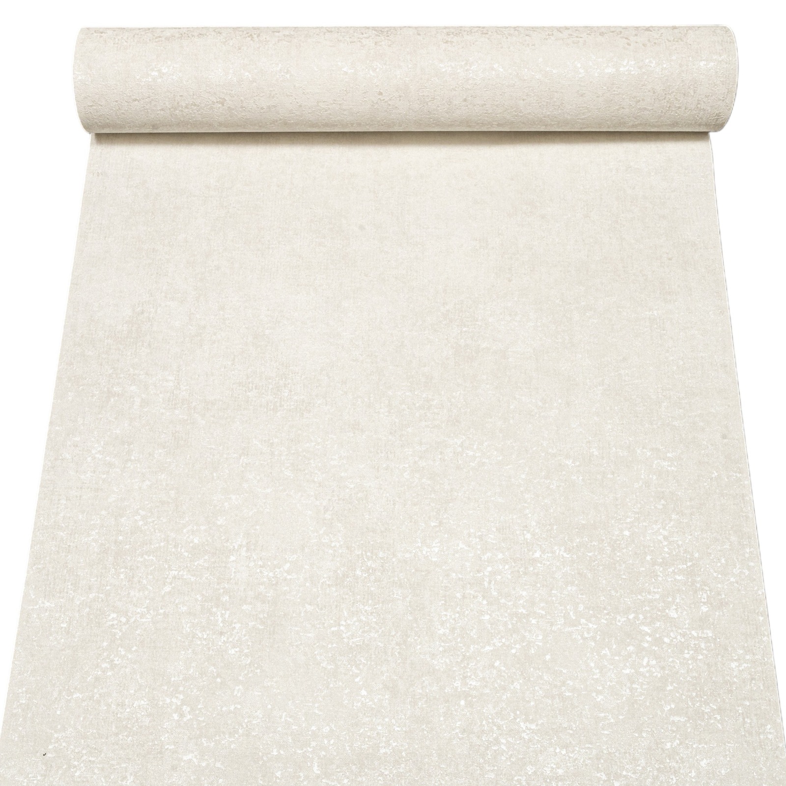 Plain Off White Textured Wallpaper Shimmer Linen Effect Slightly Imperfect Vinyl - Image 2