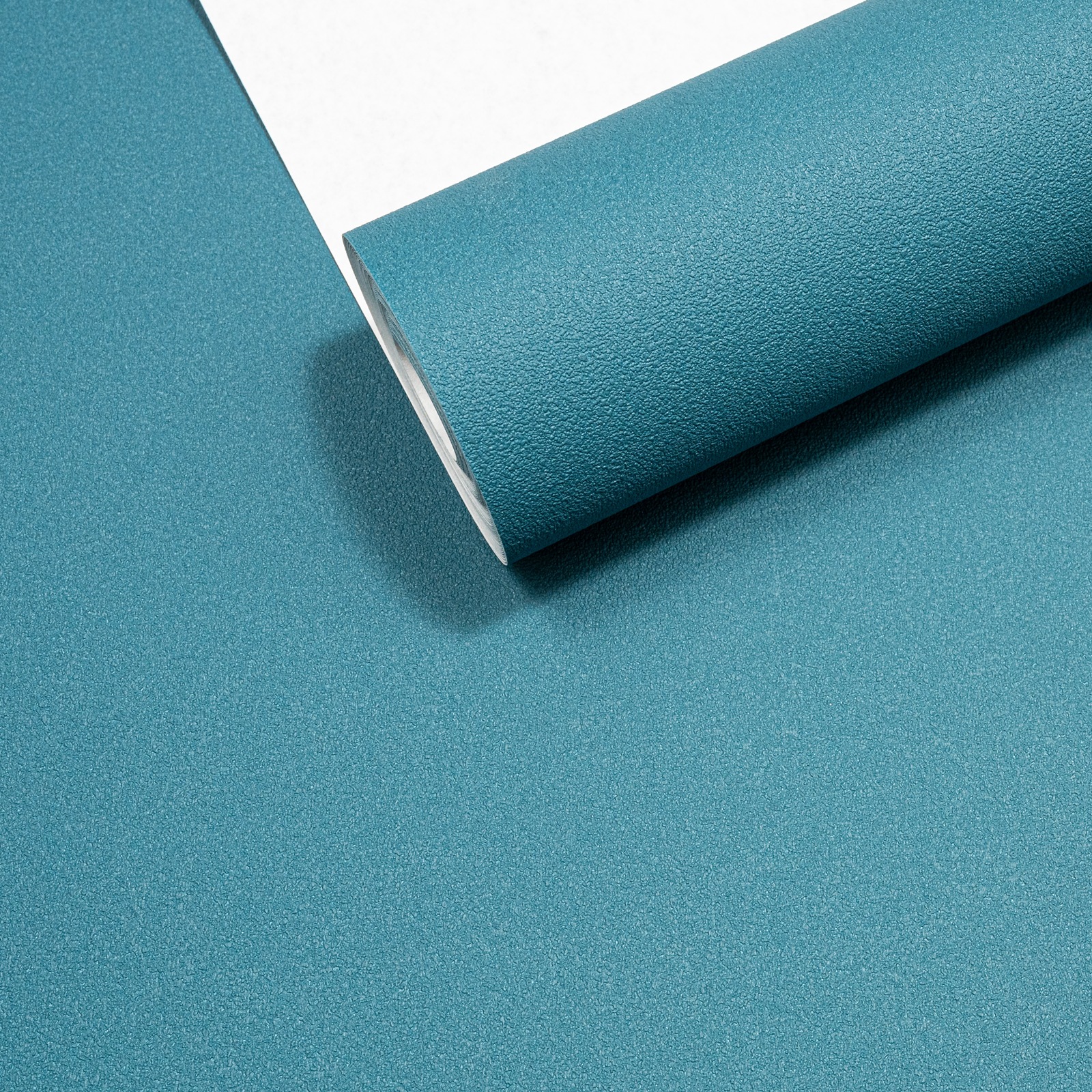 Plain Blue Wallpaper Textured Slightly Imperfect Vinyl - Image 7