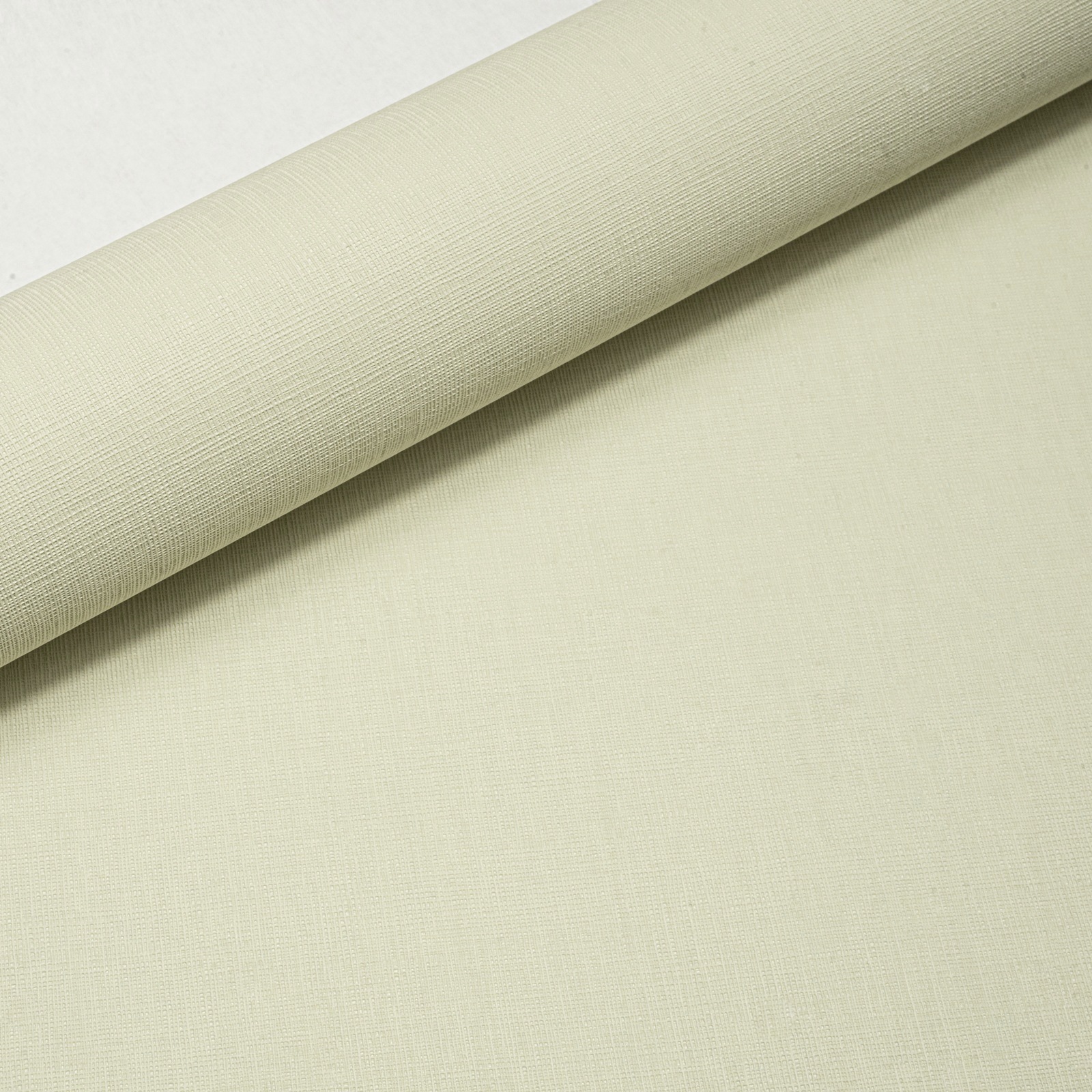 Plain Pale Yellow Linen Effect Wallpaper Textured Slightly Imperfect Vinyl - Image 6