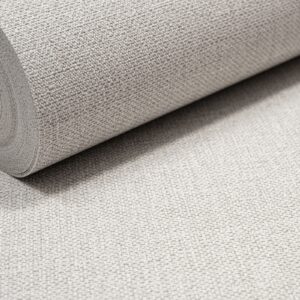 Plain Grey Linen Effect Wallpaper Textured Slightly Imperfect Vinyl