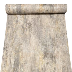 Charcoal Concrete Effect Wallpaper Gold Metallic Shimmer Slightly Imperfect Thick Vinyl