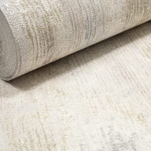 Off White Silver Concrete Effect Wallpaper Shimmer Thick Textured Slightly Imperfect Vinyl
