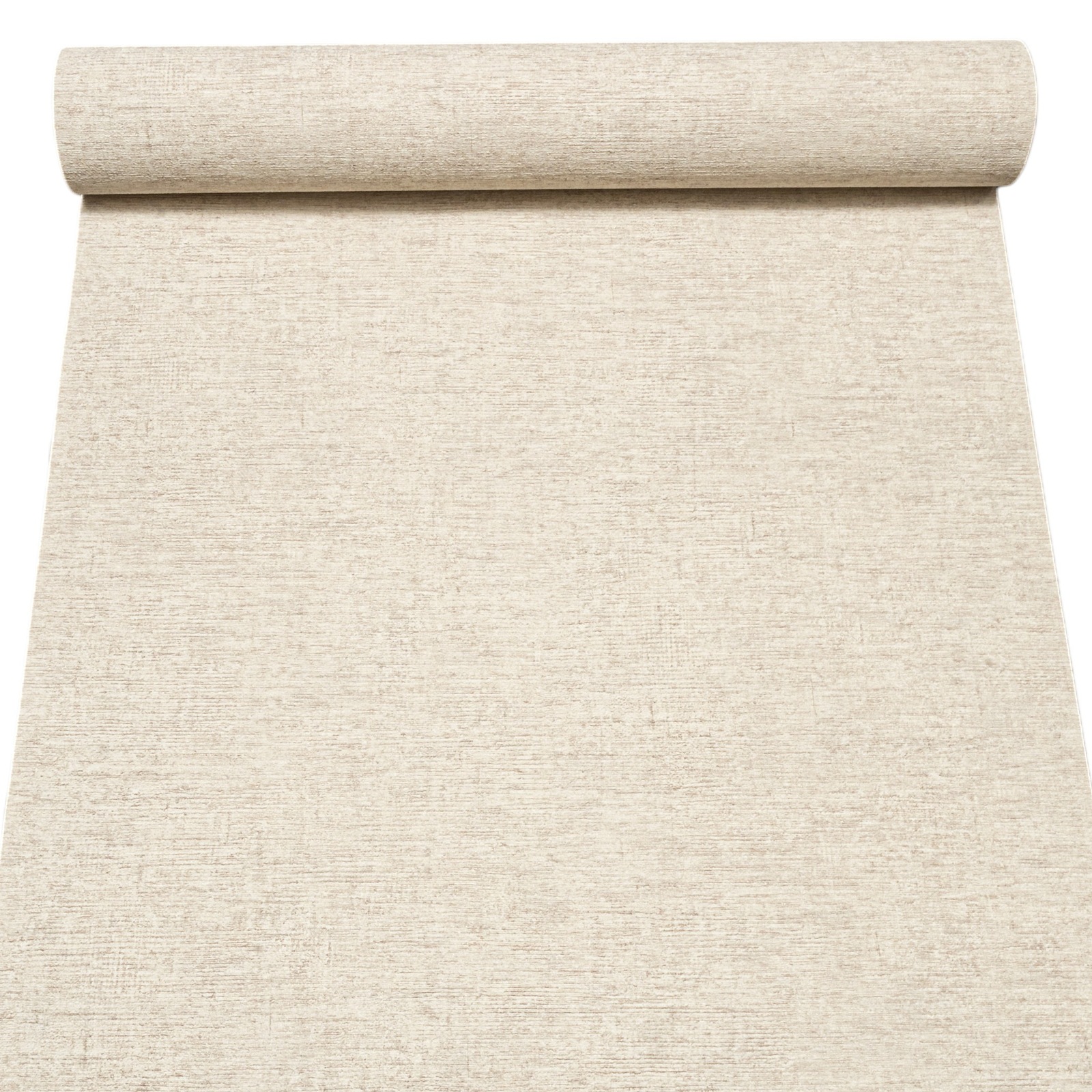 Plain Beige Wallpaper Thick Textured Slightly Imperfect Heavy Weight Vinyl - Image 2
