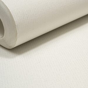Plain White Walpaper Silver Glitter Shimmer Slightly Imperfect Vinyl