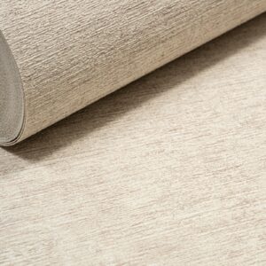 Plain Beige Textured Wallpaper Thick Heavy Weight Slightly Imperfect Vinyl