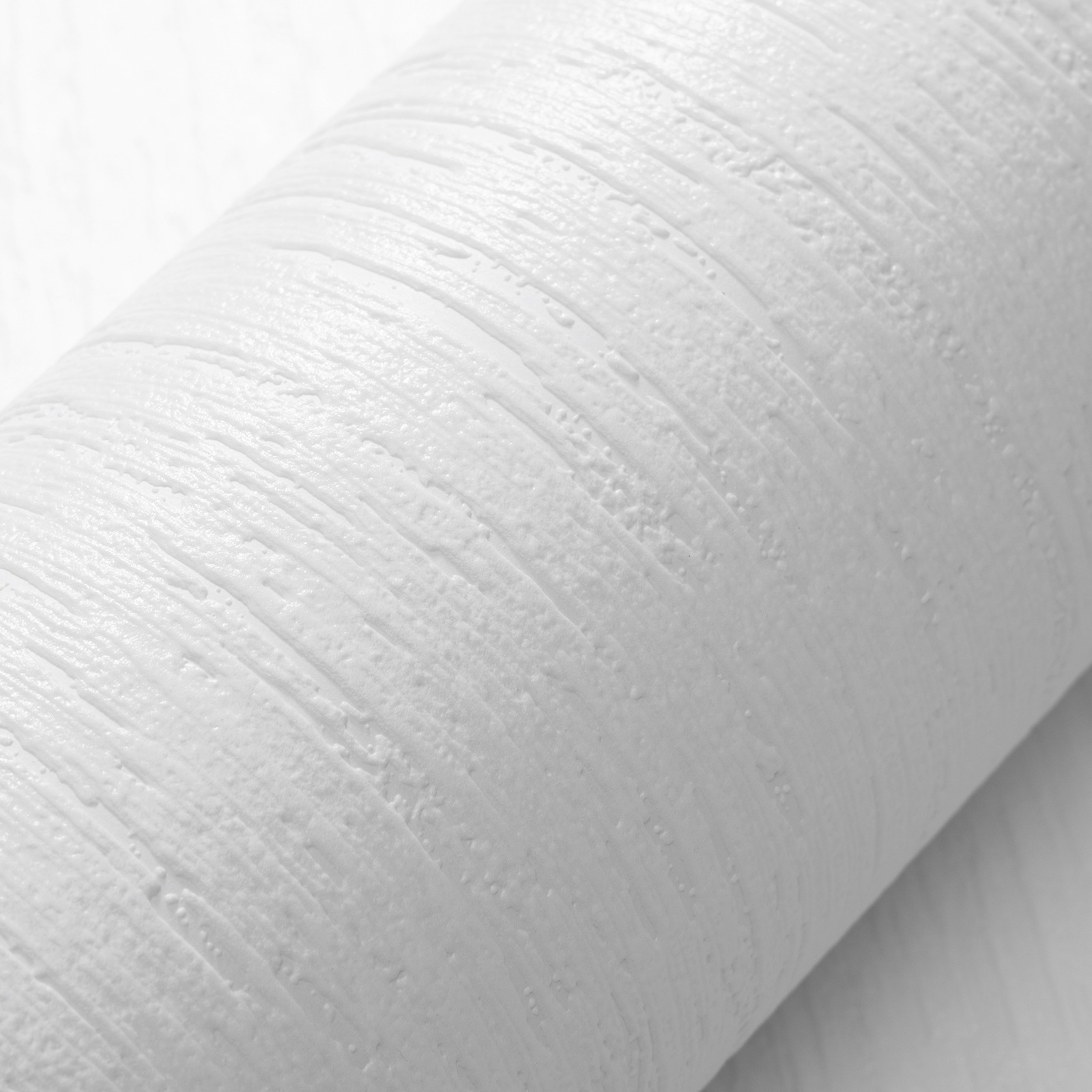 Plain White Paintable Wallpaper Thick Textured Vinyl - Image 8