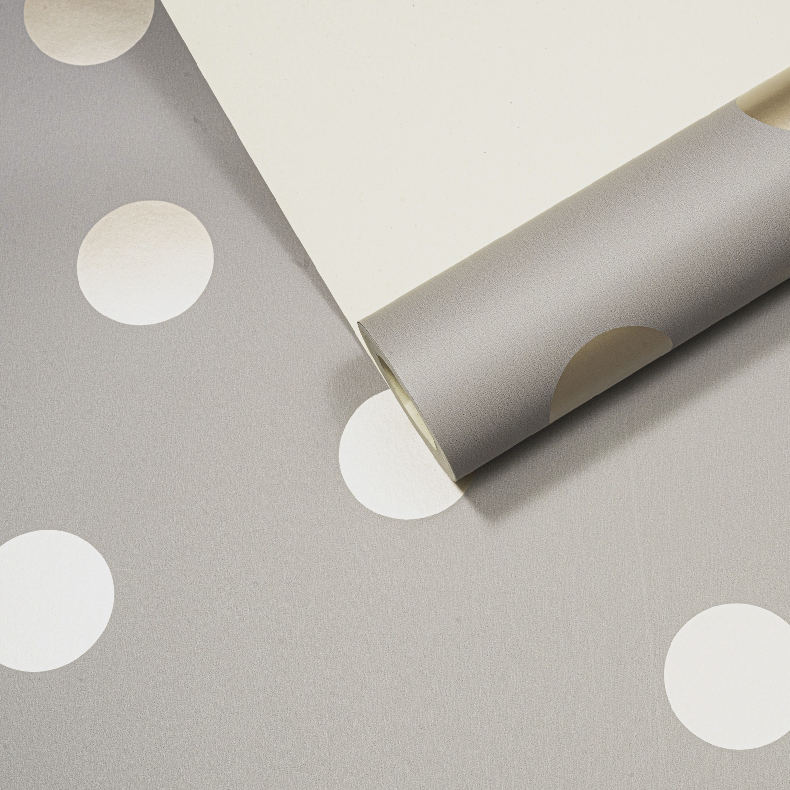 Charcoal Starlight Spots Wallpaper Grey Bronze Metallic Shimmer Feature - Image 5