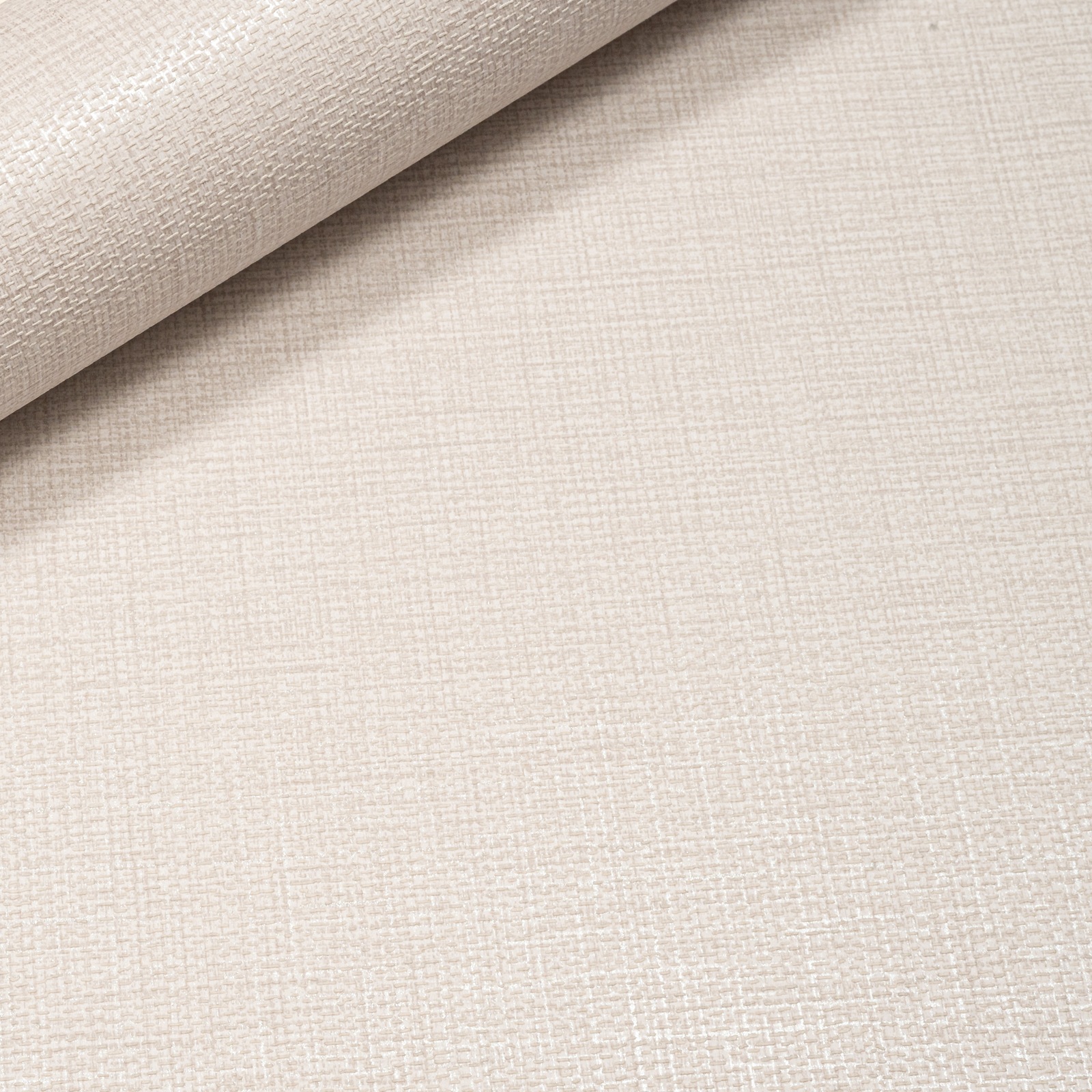Plain Cream Linen Effect Wallpaper Textured Free Match Metallic Shimmer - Image 5