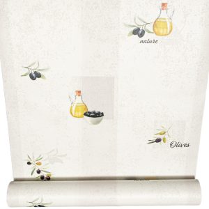 Off White Olive Wallpaper Thick Textured Slightly Imperfect Feature